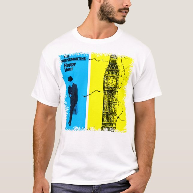 Bedrückte glückliche Stunde T-Shirt (Vorderseite)