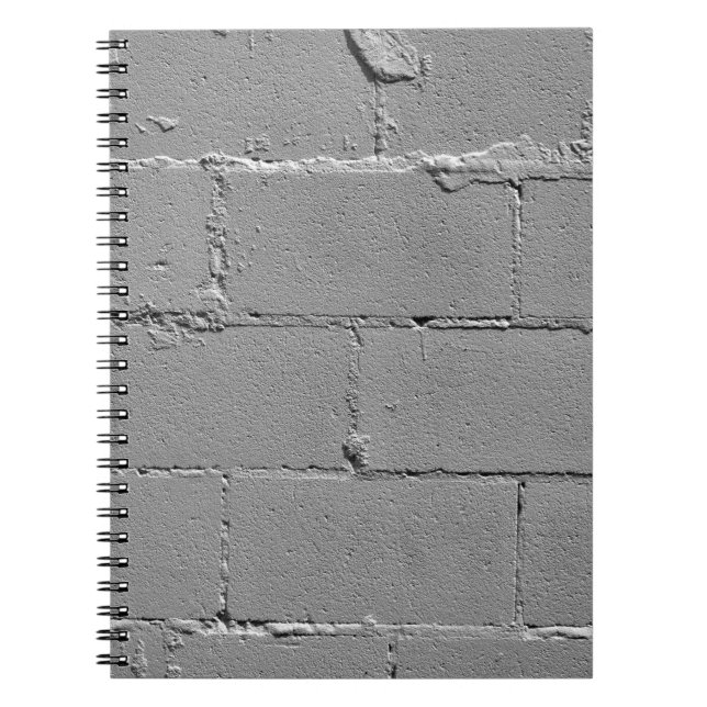 Bedruckte große Zementblöcke Notizblock (Vorderseite)