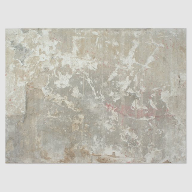 Bedrückte Grunge Scratched Wall Texture DIY Dekora Seidenpapier (Vorderseite)