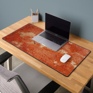 Bedrückte Grunge Terracotta Malerische Loft Dekora Schreibtischunterlage