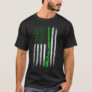 Bedrückte irische Flagge Jagd St Patrick' T-Shirt