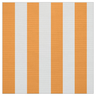 Bedruckte Poplin-Stoffe, orange und weiße Streifen Stoff