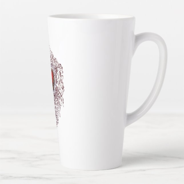 Bedruckte Tassen |Kaffeemugs |Tasse für Herzdesign (Rechts)