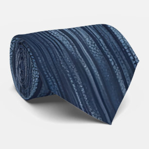 Bedrückter Denim Look Neck Tie für Männer Krawatte