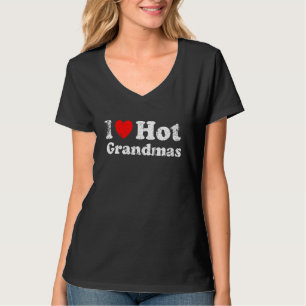 Bedrückter Grunge Worout Style I Liebe Hot Grandm T-Shirt