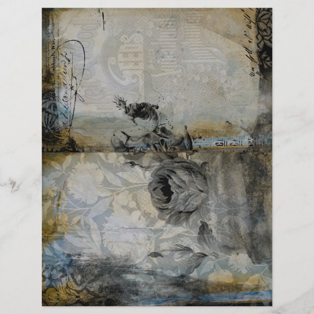 Bedrückter Hintergrund der Blume (Vorderseite)