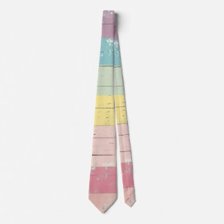 Bedruckter Multicolor-Regenbogen-Streifen Krawatte