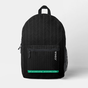  BEDRUCKTER RUCKSACK