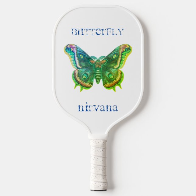 Bedrückter Schmetterling Nirvana Pickleball Schläger (Vorderseite)