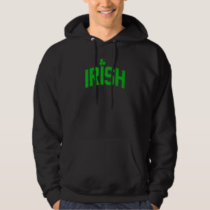 Bedrückter St. Patrick's Day Lucky Irish Clover Me Hoodie