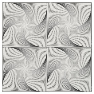 Bedrucktes Baumwollgewebe, gepolstertes Spiralmust Stoff
