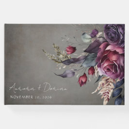 Bedrücktes Gästebuch für Wasserfarben