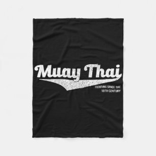 Bedrucktes Muay-Thai-Kickbox-Shirt, Mma Bjj, Th Fleecedecke