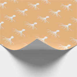 Bedrücktes Octopus-Design - Matte Wrapping Paper Geschenkpapier