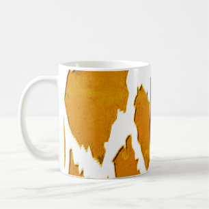 Bedrucktes Zebra-Streifen-Kissen Kaffeetasse