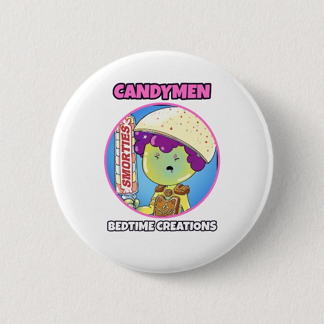 Bedtime Creations Candymen Knopf Button (Vorderseite)