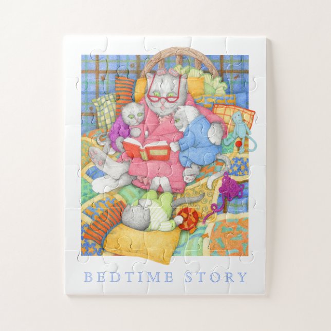 BEDTIME STORY 11x14 Big Pieces Puzzle (Vertikal)