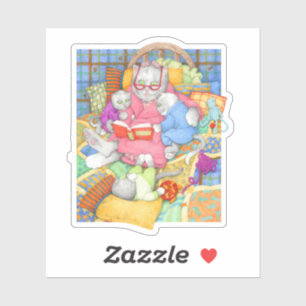 BEDTIME STORY 3" Vinyl Sticker