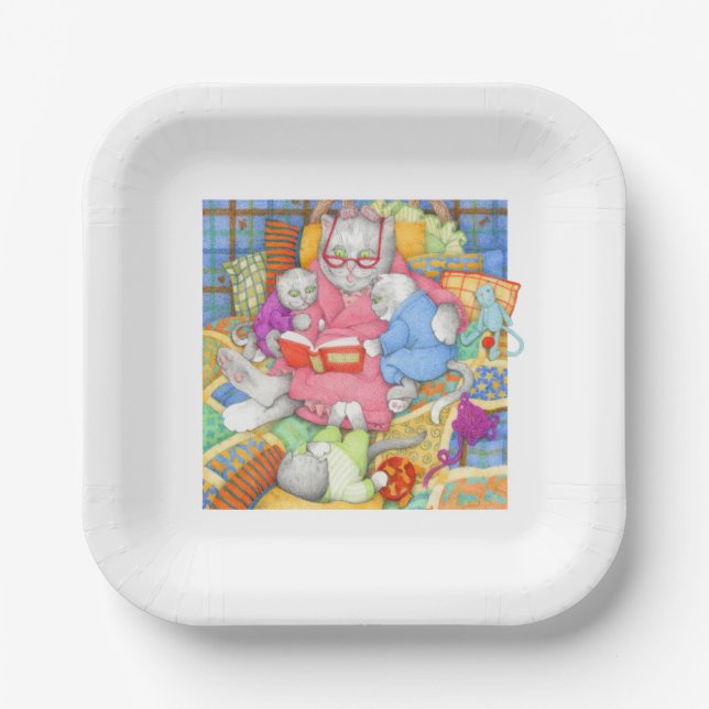 BEDTIME STORY 7" Square Paper Teller (Vorderseite)