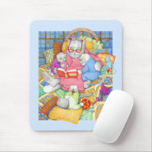 BEDTIME STORY Mousepad - Blau