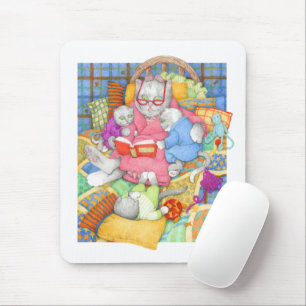 BEDTIME STORY Mousepad - weiß