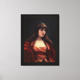 Beduin Girl by Luis Ricardo Falero Leinwanddruck