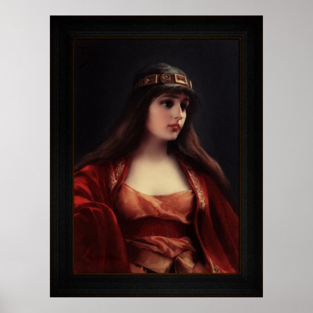 Beduin Girl by Luis Ricardo Falero Poster (Vorne)