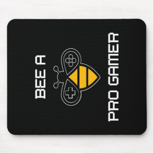 Bee a Pro Gamer, Bee Ohrs, I Love Bee, Beekeeping Mousepad