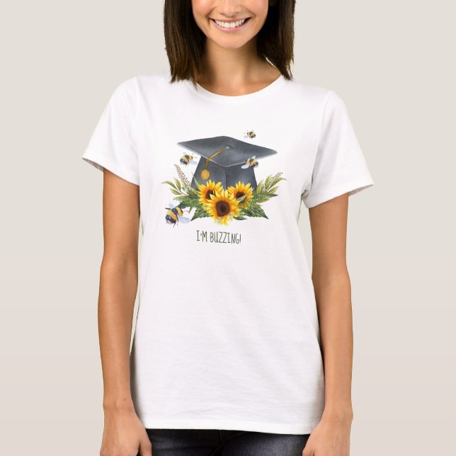 BEE Abschluss Gift - Spaß im Buzzing Personalisier T-Shirt (Vorderseite)