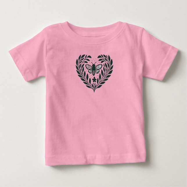  Bee and Boughs Baby T-Shirt (Vorderseite)
