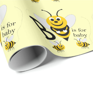 Bee Baby Geschenkpapier