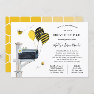 Bee Baby Shower by Mail Einladung