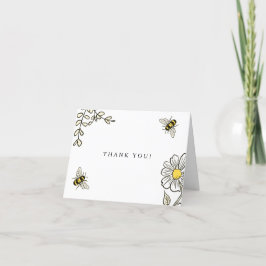 Bee Baby Shower Danke der Karte Hummerdusche