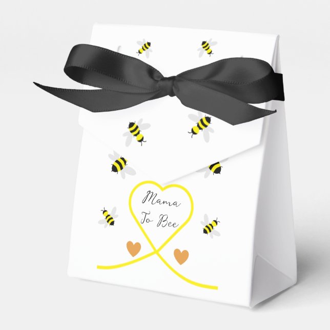 Bee Baby Shower Geschenkschachtel (Vorderseite)