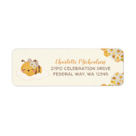Bee Baby Shower Honeycombs Blumenlabel
