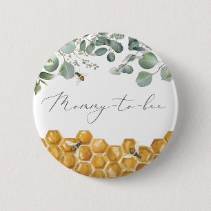 Bee Baby Shower Mommy to Bee Button