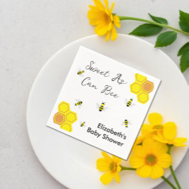 Bee Baby Shower Serviette