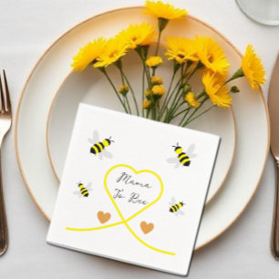 Bee Baby Shower Serviette