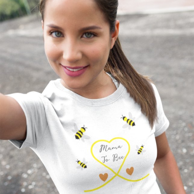 Bee Baby Shower T-Shirt (Von Creator hochgeladen)
