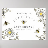 Bee Baby Shower Willkommen bei der Dusche der Humm