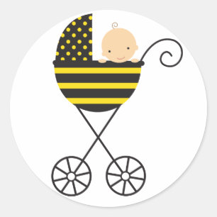 Bee Baby Stroller Stickers