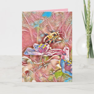 BEE BIRTHDAY CARD KARTE