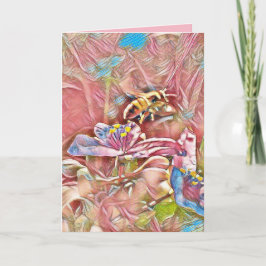 BEE BIRTHDAY CARD KARTE