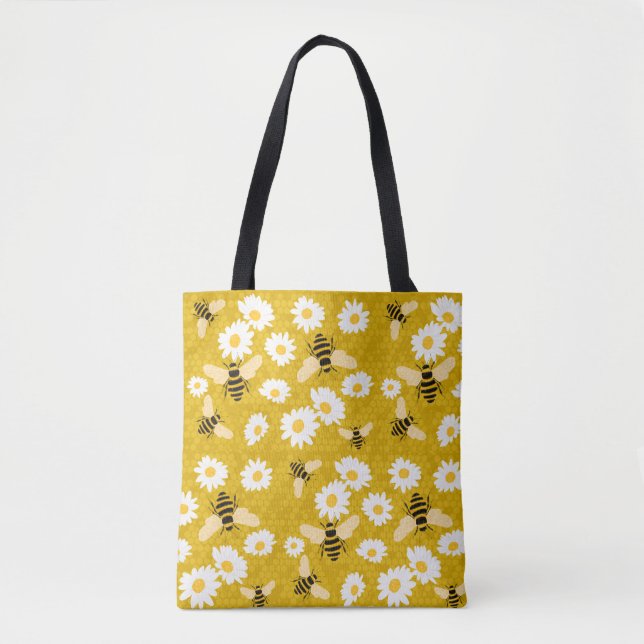 Bee Bliss Tote Bag" (Vorderseite)