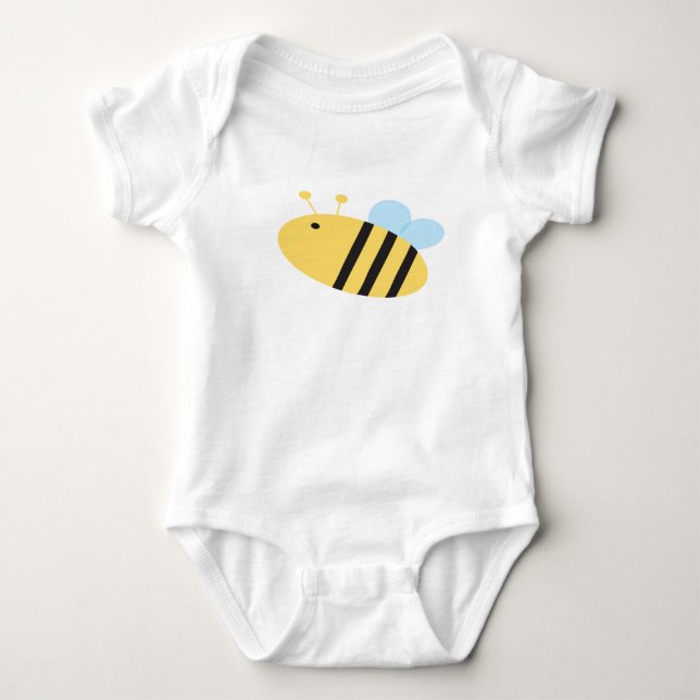 Bee Bodysuit Baby Strampler (Vorderseite)