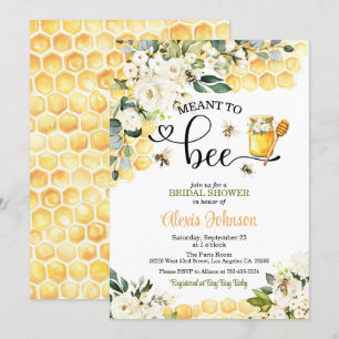 Bee Bridal Dusche Einladung