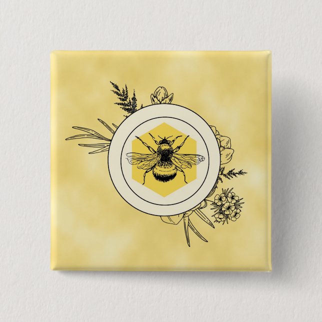 Bee Button (Vorderseite)