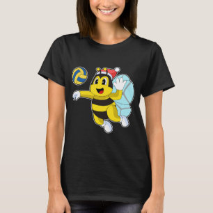 Bee Christmas Volleyball T-Shirt