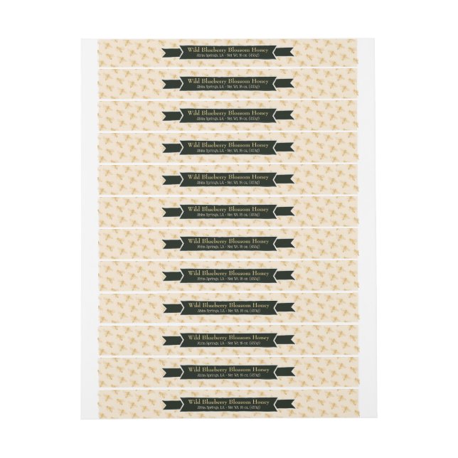 Bee Colony Honey Jar Lid Goldenrod (Bogen)