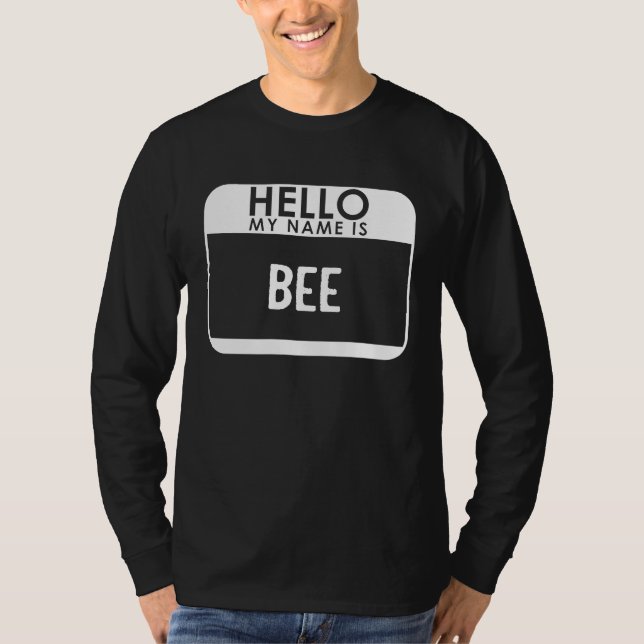 Bee Costume  Easy Last Minute Halloween Beekeeping T-Shirt (Vorderseite)